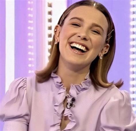 millie bobby brown purple outfit|Millie Bobby Brown just matched her outfit to her。